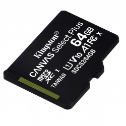 Карта пам'яті Kingston microSD   64GB C10 UHS-I R100MB/s SDCS2/64GBSP