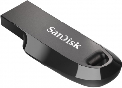 Накопитель SanDisk  256GB USB 3.2 Type-A Ultra Curve Black SDCZ550-256G-G46