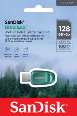 Накопитель SanDisk  128GB USB 3.2 Type-A Ultra Eco SDCZ96-128G-G46