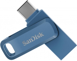 Накопитель SanDisk  128GB USB 3.1 Type-A + Type-C Ultra Dual Drive Go Navy Blue SDDDC3-128G-G46NB