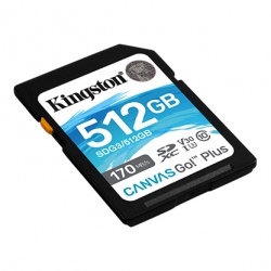Карта пам'яті Kingston 512GB SDXC C10 UHS - I U3 R170/W90MB/s SDG3/512GB