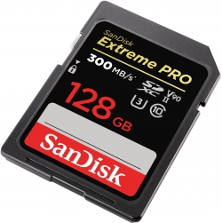 Карта памяти SanDisk SD  128GB C10 UHS-II U3 V90 R300/W260MB/s Extreme Pro SDSDXDK-128G-GN4IN