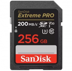 Карта пам'яті SanDisk SD  256GB C10 UHS-I U3 R200/W140MB/s Extreme Pro V30 SDSDXXD-256G-GN4IN