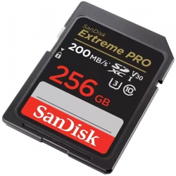 Карта пам'яті SanDisk SD  256GB C10 UHS-I U3 R200/W140MB/s Extreme Pro V30 SDSDXXD-256G-GN4IN