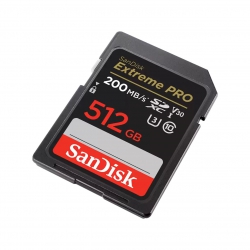 Карта памяти SanDisk SD  512GB C10 UHS-I U3 R200/W140MB/s Extreme Pro V30 SDSDXXD-512G-GN4IN