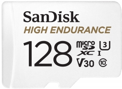 Карта пам'яті SanDisk microSD  128GB C10 UHS-I U3 V30 R100/W40MB/s High Endurance SDSQQNR-128G-GN6IA
