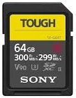 Карта памяти Sony 64GB SDXC C10 UHS-II U3 V90 R300/W299MB/s Tough SF64TG