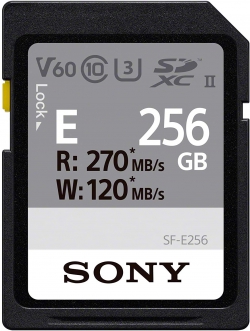 Карта памяти Sony SDXC  256GB C10 UHS-II U3 V60 R270/W120MB/s Entry SFE256.ET4