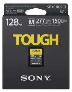 Карта памяти Sony 128GB SDXC C10 UHS-II U3 V60 R277/W150MB/s Tough SFM128T.SYM