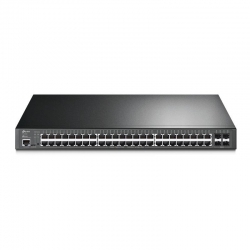 Коммутатор TP-LINK SG3452P 48xGE (48xPoE), 4xSFP, 384Вт, Керований L2