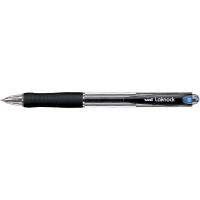 Ручка шариковая автомат. uni LAKNOCK micro 0.5 мм, черная Uni SN-100.(05).Black