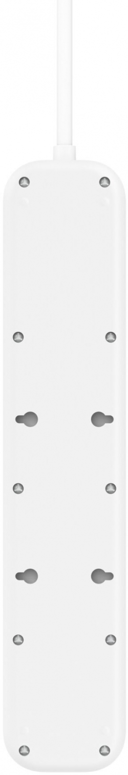 Удлинитель-фильтр сетевой Belkin 4хТип F, 3x1.5мм кв, 16А, USB-A/USB-C 18Вт, защитой от перенапряжения, 2м, белый SRB001VF2M