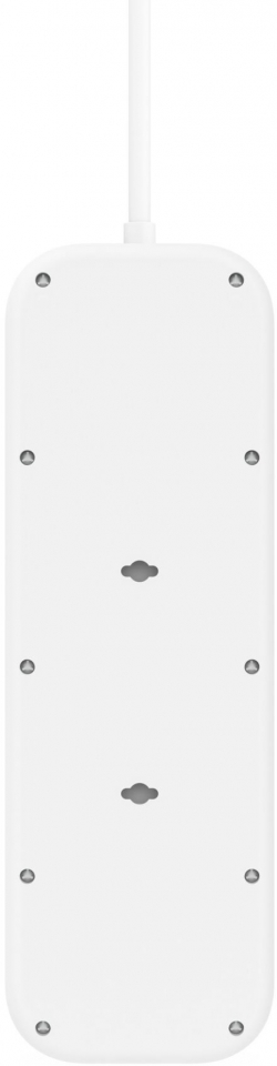 Удлинитель-фильтр сетевой Belkin 8хТип F, 3x1.5мм кв, 16А, USB-A/USB-C 18Вт, защитой от перенапряжения, 2м, белый SRB003VF2M