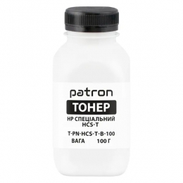 Тонер HP специальный HCS-T флакон, 100 г, черный Patron (PN-HCS-T-B-100) T-PN-HCS-T-B-100