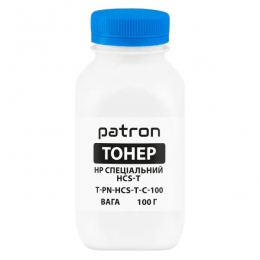 Тонер HP специальный HCS-T флакон, 100 г, голубой Patron (PN-HCS-T-C-100) T-PN-HCS-T-C-100