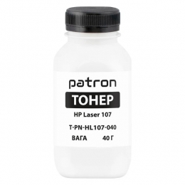 Тонер HP Laser 107 флакон, 40 г Patron (PN-HL107-040) T-PN-HL107-040