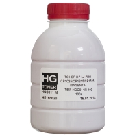 Тонер HP lj pro cp1025/cp1215/cp1525 Magenta у флаконі 100 г (hgc011 m) (tsm-hgc011m-100) hg toner T-S-HG-HGC011M-100