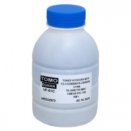 Тонер Kyocera mita fs-c5200dn/fs-c8500dn Cyan (tk-550c/tk-880c) у флаконі 100 г (vf-01c) (tsm-vf-01c-100) Tomoegawa T-S-TG-VF-01C-100