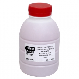 Тонер Kyocera mita fs-c5200dn/fs-c8500dn Magenta (tk-550m/tk-880m) у флакононі 100 г (vf-01m) (tsm-vf-01m-100) Tomoegawa T-S-TG-VF-01M-100