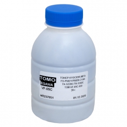 Тонер Kyocera mita ecosys p5021/p5026 Cyan (tk-5220c/tk-5240c) у флаконі 20 г (vf-05c) (tsm-vf-05c-020) Tomoegawa T-S-TG-VF-05C-020
