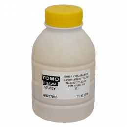 Тонер Kyocera mita ecosys p5021/p5026 Yellow (tk-5220y/tk-5240y) у флаконі 20 г (vf-05y) (tsm-vf-05y-020) Tomoegawa T-S-TG-VF-05Y-020