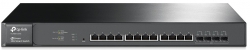 Комутатор TP-LINK T1700X-16TS 12x10GE 4x10GE/SFP+ JetStream 19" 1U