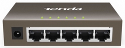 Коммутатор TENDA TEG1005D 5xGE, Desktop металл, Неуправляемий