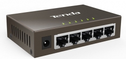 Коммутатор TENDA TEG1005D 5xGE, Desktop металл, Неуправляемий