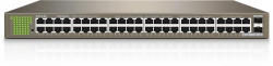 Коммутатор TENDA TEG1050F 48xGE, 2xSFP Combo, Неупраляемый