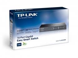 Комутатор TP-LINK TL-SG1016DE 16xGE EasySmart 13" 1U