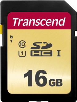 Карта пам'яті Transcend 16GB SDHC C10 UHS-I R95/W60MB/s TS16GSDC500S