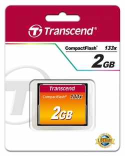 Карта памяти Transcend CF   2GB 133X TS2GCF133