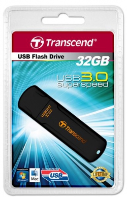 Накопитель Transcend 32GB USB 3.1 JetFlash 700 Black TS32GJF700