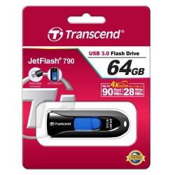 Накопитель Transcend 64GB USB 3.1 JetFlash 790 Black TS64GJF790K