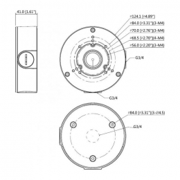 Кріплення для відеокамери Dahua DH-PFA130-E