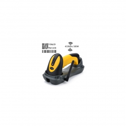 Сканер штрих-коду UKRMARK EV-W2503 2D, 433MHz, USB, IP64, stand, black/yellow (900769)