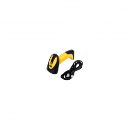 Сканер штрих-кода UKRMARK EV-W2503 2D, 433MHz, USB, IP64, stand, black/yellow (900769)