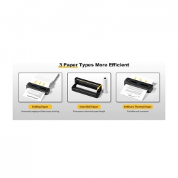 Принтер чеків UKRMARK 831GR портативний термо, 300dpi, Bluetooth, USB, сірий (900331)