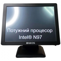 POS-термінал Geos S1505R, N97, 8GB/128GB, 2xRS232, 7xUSB, 15" 1024x768 res, Alum Case (GEOS POS S1506R(1024x768))