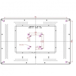 POS-монітор Detaik 21.5" (16*9) 1920*1080, multitouch, VGA, HDMI, USB, ip65, metal case (DTK-2115)