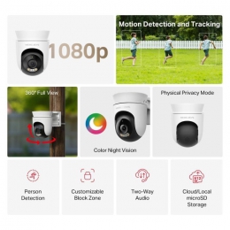 Камера відеоспостереження Mercusys IP-Камера MERCUSYS MC500 FHD N300 microSD motion detection, зовнішня (MC-500)