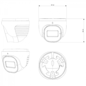 Камера відеоспостереження Provision-ISR DI-350A-28 (2.8)