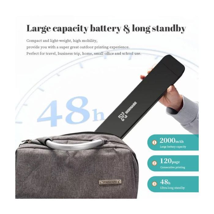 Принтер етикеток UKRMARK P832, A4, 300 dpi, wireless, Bluetooth USB Type-C, black (900347)