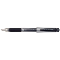 Ручка гелева uni-ball GEL IMPACT 1.0мм, чорна Uni UM-153S.Black