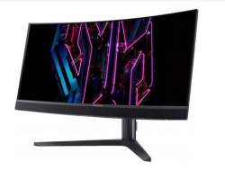 Монітор Acer 34&quot; X34Xbmiiphuzx 2xHDMI, DP, USB-C, MM, OLED, 2560x1440, 240Hz, 1ms, CURVED UM.CXXEE.X01