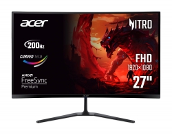 Монитор Acer 27" ED270X0biip 2xHDMI, DP, VA, 200Hz, 1ms, FreeSync Premium, CURVED UM.HE0EE.001