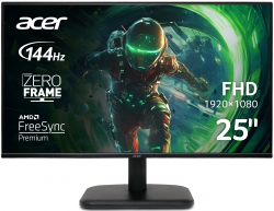 Монитор Acer 24.5" EK251QP6bi D-Sub, HDMI, IPS, 144Hz, 1ms, FreeSync UM.KE1EE.601