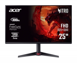 Монітор Acer 24.5 Nitro VG250QF3bmiipx 2xHDMI, DP, MM, IPS, 320Hz, 1ms, FreeSync UM.KV0EE.301
