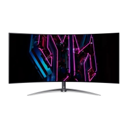 Монітор Acer 44.5&quot; Predator X45bmiiphuzx 2xHDMI, DP, USB-Hub, USB-C, MM, OLED, 3440x1440, 21:9, 240Hz, 1ms, CURVED, FreeSync Premium, HDR10 UM.MXXEE.001