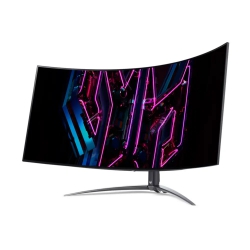 Монітор Acer 44.5&quot; Predator X45bmiiphuzx 2xHDMI, DP, USB-Hub, USB-C, MM, OLED, 3440x1440, 21:9, 240Hz, 1ms, CURVED, FreeSync Premium, HDR10 UM.MXXEE.001